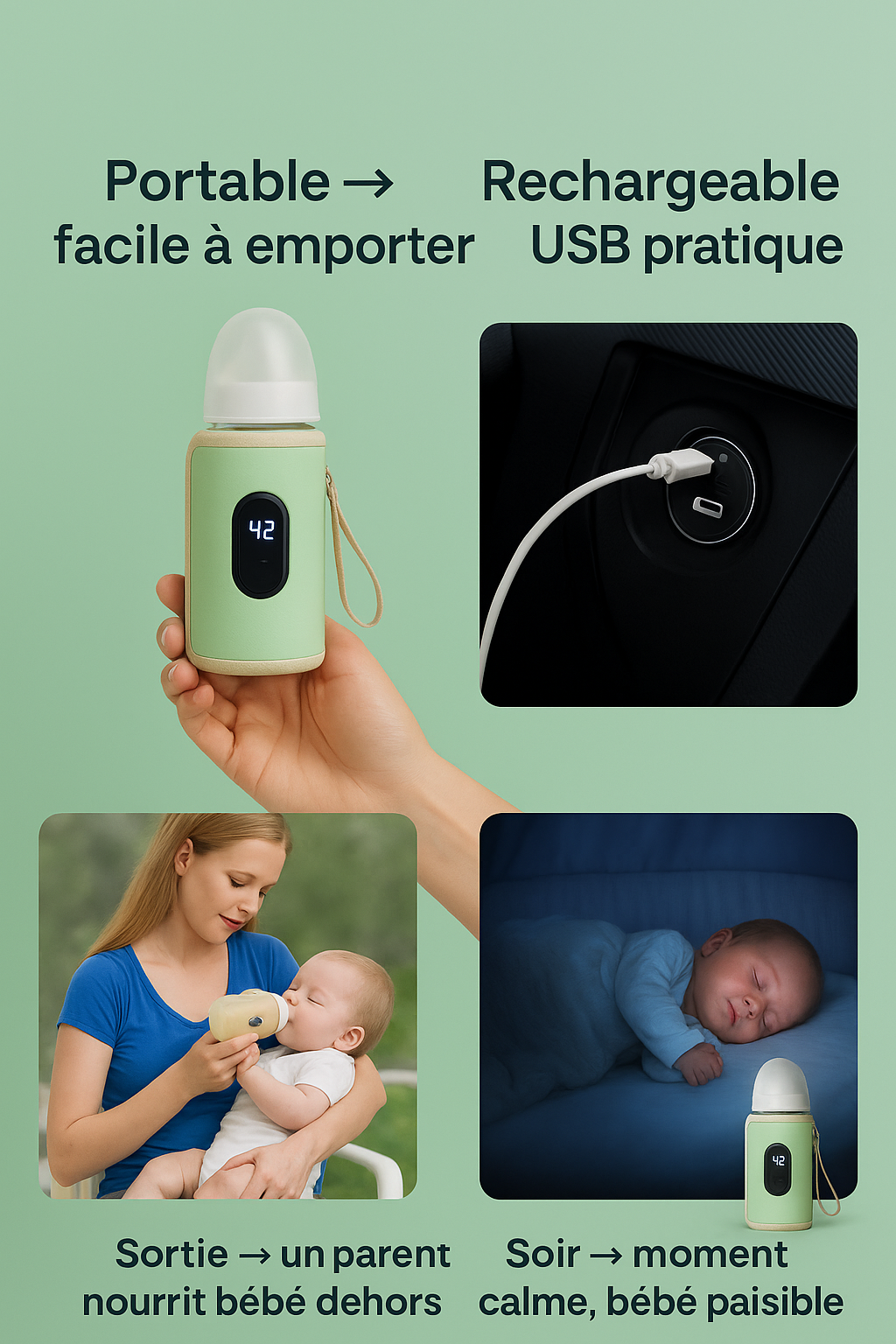 WarmBaby™  – Chauffe-biberon intelligent