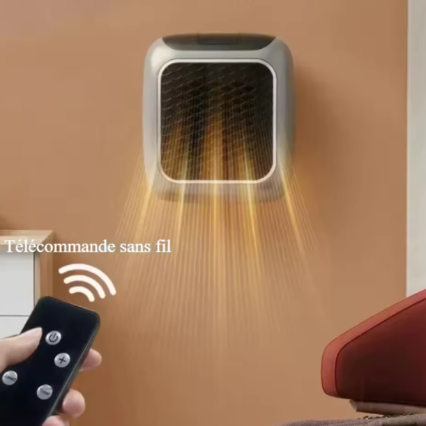 Chauffage thermocéramique compact et  intelligent