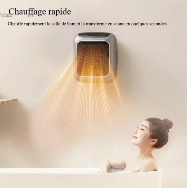 Chauffage thermocéramique compact et  intelligent
