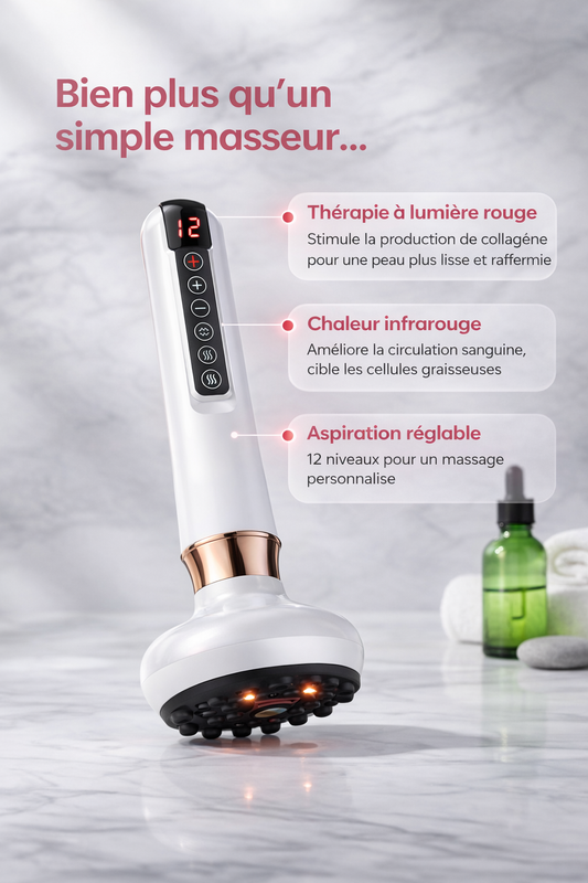 VEEMUNA-Masseur Électrique Guasha & Ventouses – Anti-Cellulite VEEMUNA