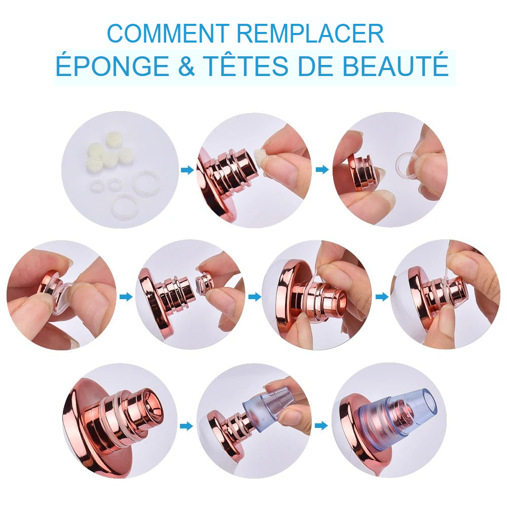 VEEMUNA-Aspirateur Points Noirs – Nettoyeur Pores FaceCare VEEMUNA
