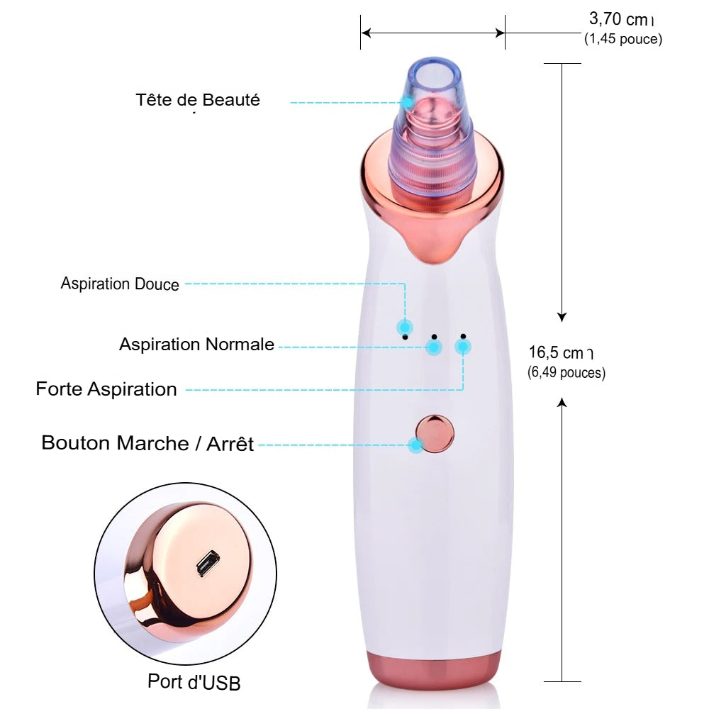 VEEMUNA-Aspirateur Points Noirs – Nettoyeur Pores FaceCare VEEMUNA